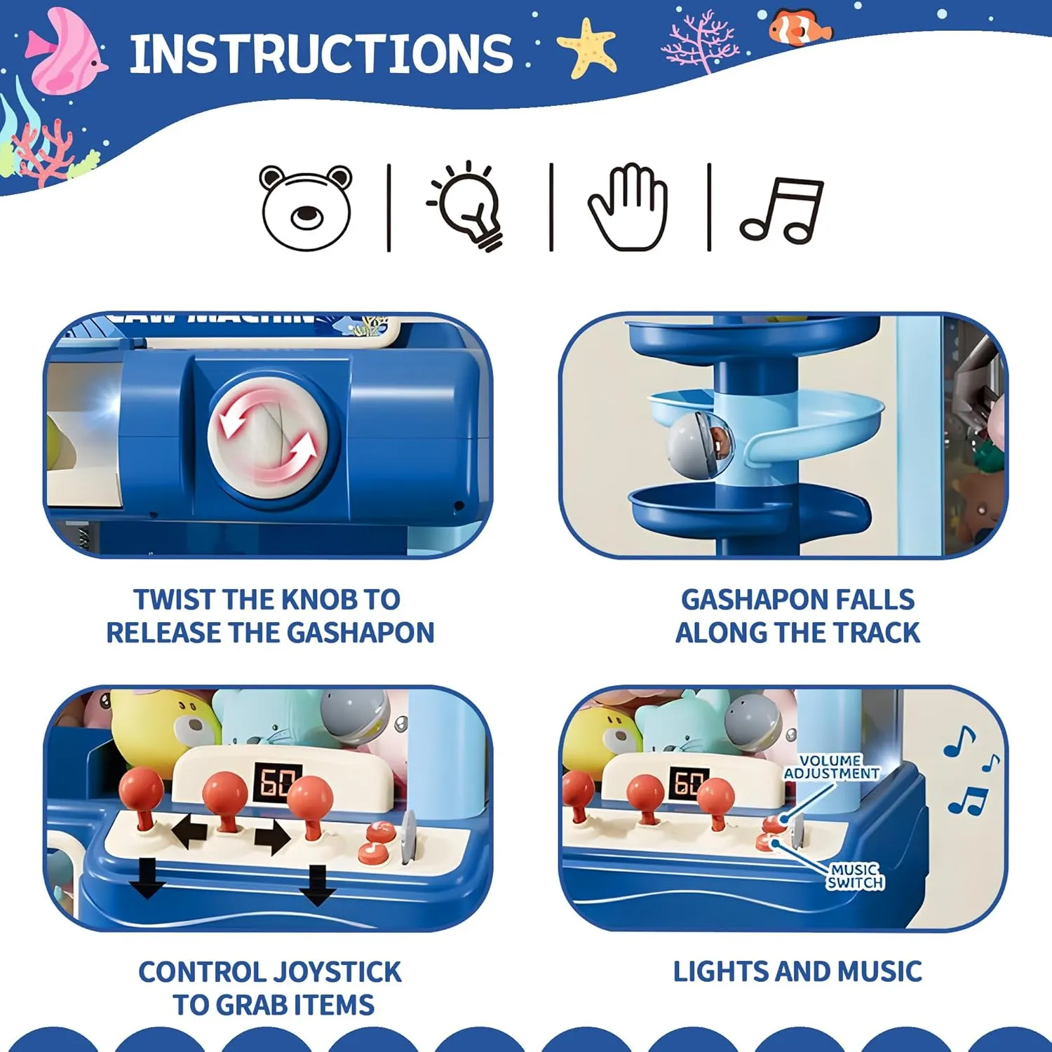 Toy for Ages 8-13$ Candy Vending Toys for Girls and Boys$ Electronic Claw Game Machine for Party with Lights Sound$ cheaply wirephoto radiometric cheep trend Birthday Gifts for 6 7 9 10 12 Years Old Kids Claw Machine$ Arcade Game 