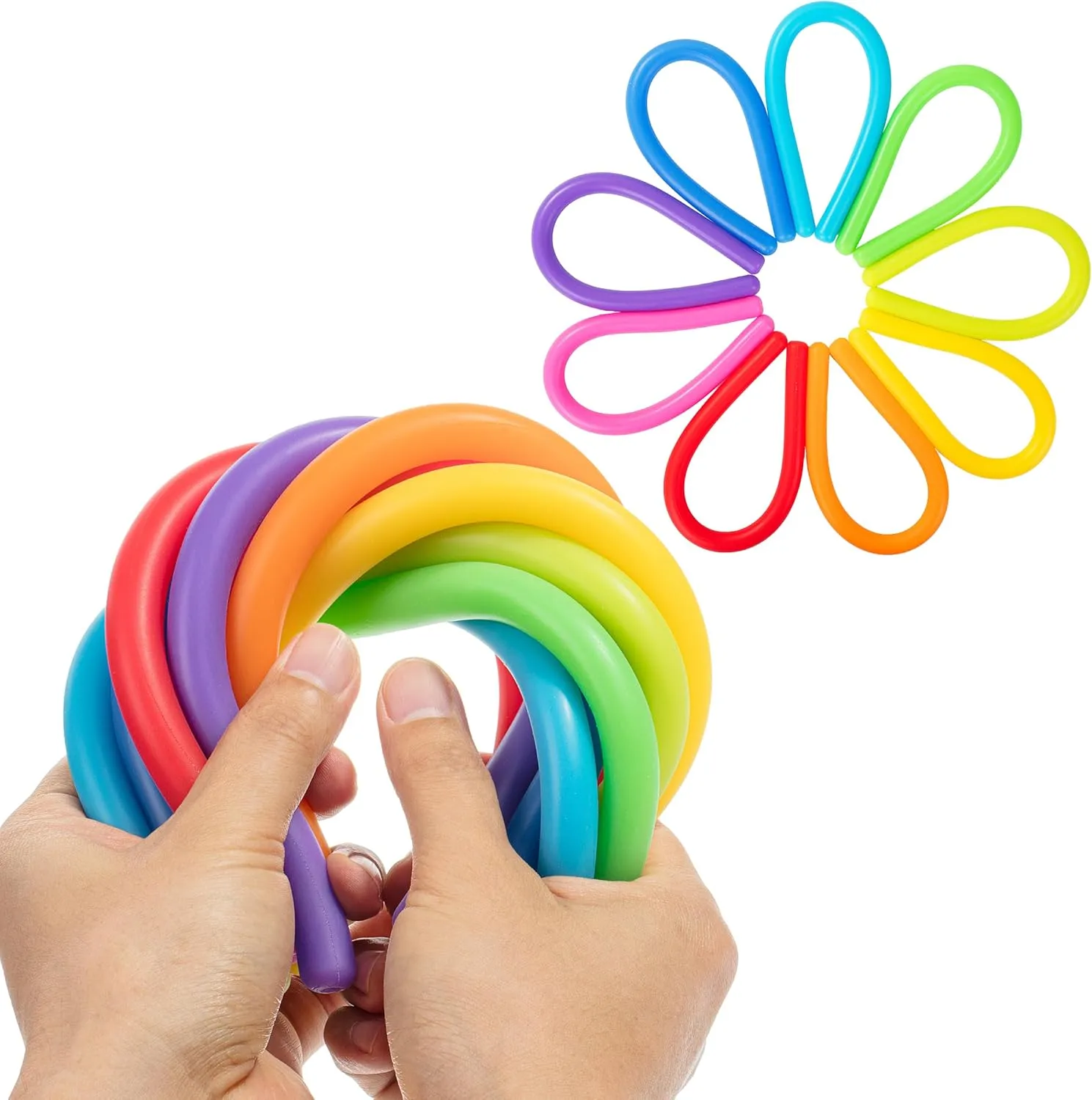 Toy$ Neon Colors Mr. Pen- Monkey officious Noodle Fidget 