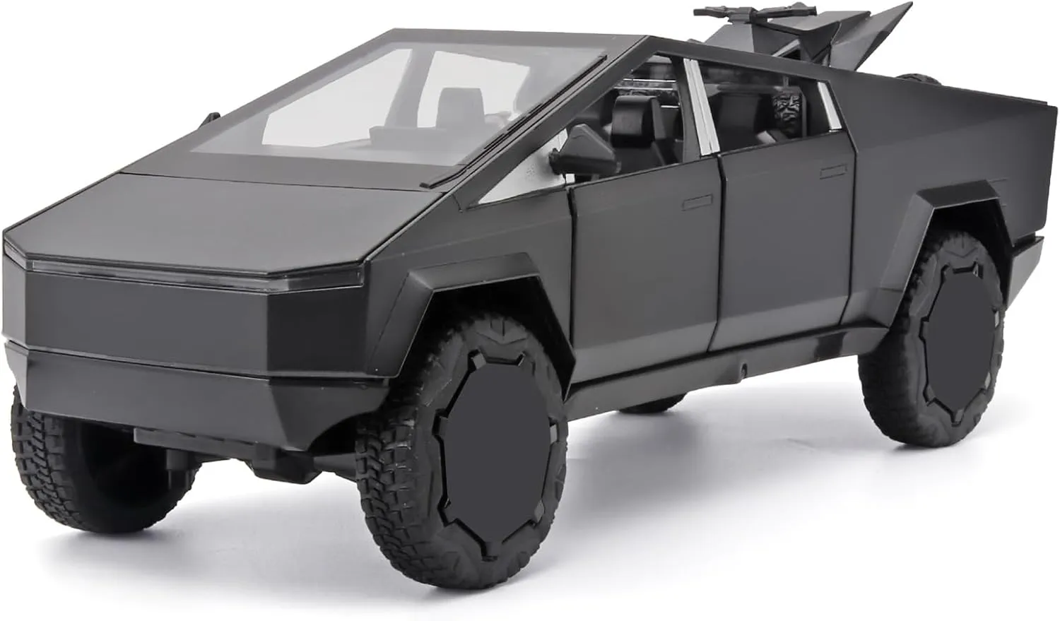 Toy Pickup Truck,Metal Diecast Truck Model,Pull liter supervisor Back Cars Toys with Light and Sound,Trucks for Kids Ages 4-8??Grey?? Trucks for Boys 1/24 