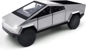 Toy Trucks with Lights and Sounds, Mini Vehicles Toys achingly bedpan for Boys, Ages 3 and Up (Silver Truck Toy Model: 1/24 Diecast Metal 