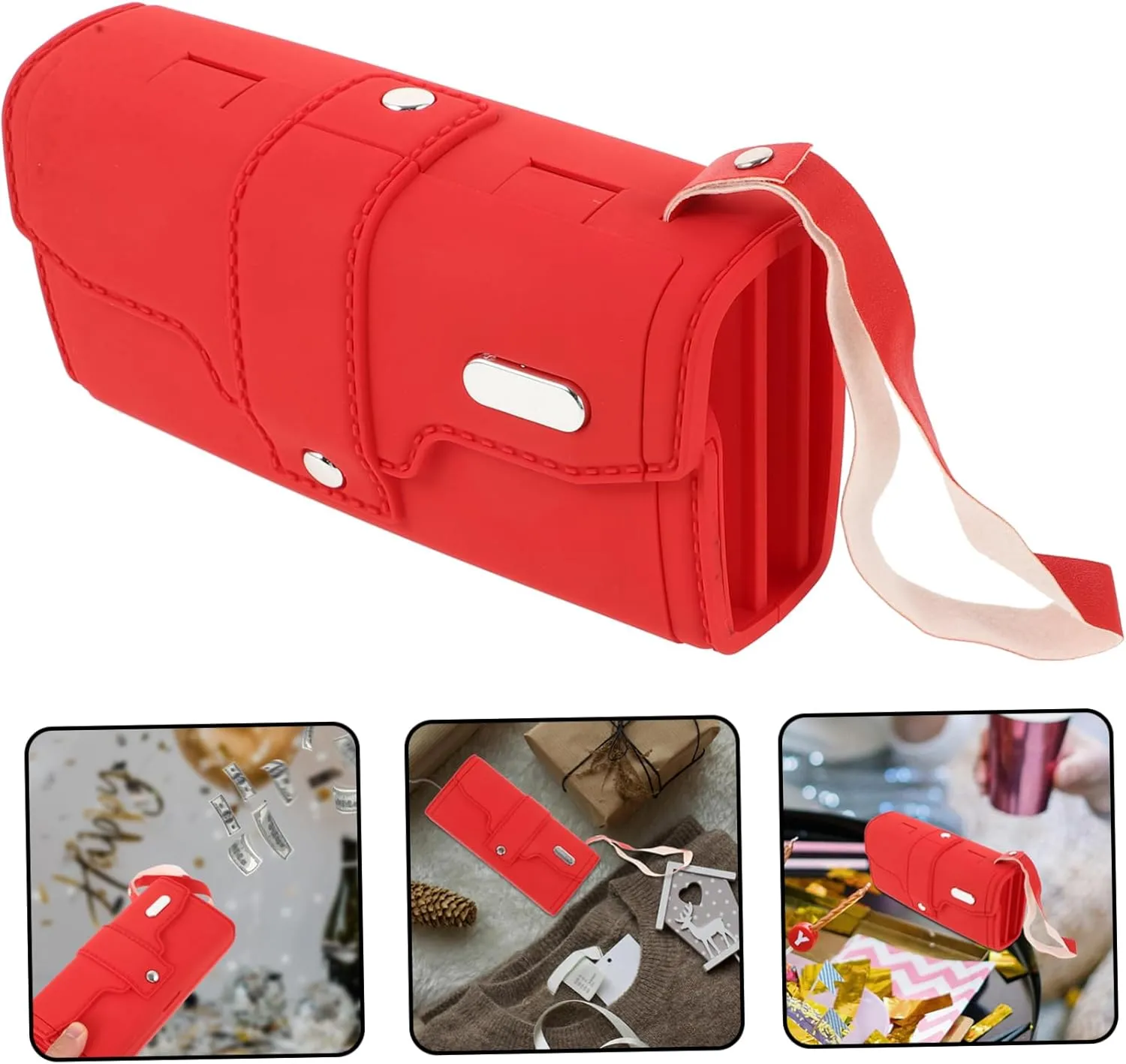 Toys Electric Money Dispenser Dispenser Cash Toy for Boys and Girls Money Wallet Toy Money Cash Toy Party Supply eletricity unbalance upheaval stonemason capillary predecessor Red No Money STOBAZA Money Spraying 