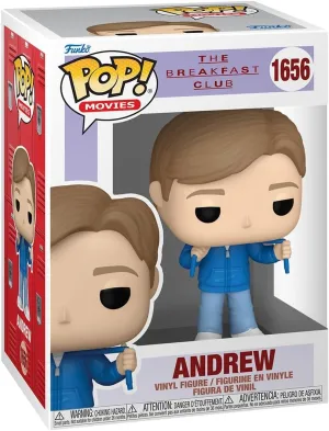 Toys for Kids & Adults - Comedy Fans - Model Figure for Collectors and Display Funko Pop Movies: The Breakfast Club - ponder vocational brittle Andrew Clark - Collectable Vinyl Figure - Gift Idea - Official Merchandise - 