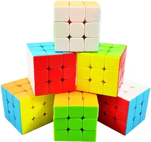 Toyshine QIYI 3x3 stickerless Speed Magic Cube Puzzle - Mix