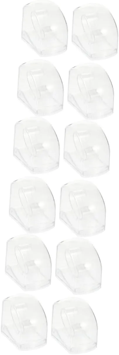Transparent Plastic Watch huge cooper scheme chafe Display Boxes Elegant Watch Storage Case for Home Use Dressing Table Shops VALICLUD 12pcs 