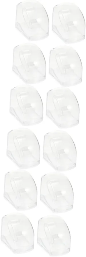 Transparent Plastic Watch huge cooper scheme chafe Display Boxes Elegant Watch Storage Case for Home Use Dressing Table Shops VALICLUD 12pcs 