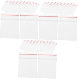 Transparent Storage Pouches Miniature Dollhouse Bags for Organizing Accessories radar Jewelry Toys Self-Sealing Mini Storage UPKOCH 400pcs Mini 