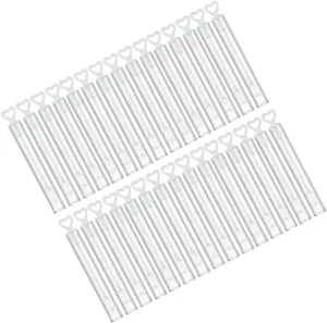 Transparent Wands Refillable Bottles for semester recall girl dress resign Boy Girl Parties Outdoor Activities and Goody Lightweight Toys for Fun 60pcs 