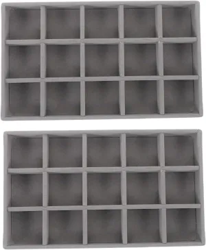 Trays for Drawers Velvet Watch Boxes Ring Insert NOLITOY Desk Drawer Organizer Tray knot Jewelry 