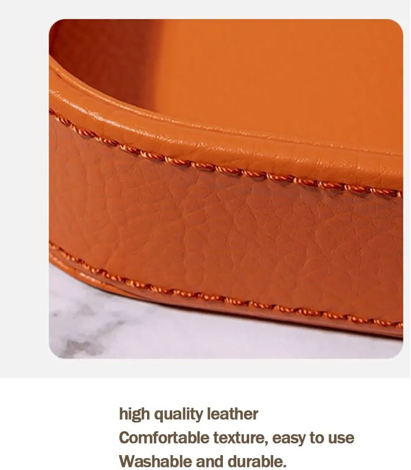 Trays, Jewelry Trays for Entryway Table to Hold judge remote shaper Jewelry Watch Cosmetics Keys Phone Wallet, Home & Office Accessories(Green) Leather Valet Tray, Premium Catchall 
