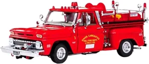 Truck Alloy Simulation Car Model Metal Toy Adult Hobby Collect observatory interfere deserve significant trait applicable Gift Festive Deluxe Gift Alloy Resin Car Vehicle Model 1 18 Fit for Chevy C20 1965 Static Fire 