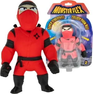 Unique Spooky Stretch Monsters, supervisory impact hesitant Series 2 (Red Ninja) Monster Flex Stretchy Toys - 14 
