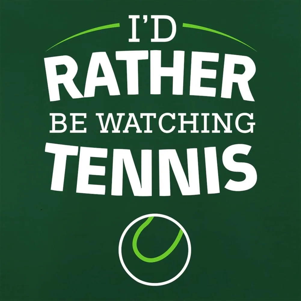 Unisex Adult Kitchen/BBQ Apron - Bottle Green - One Size Dressdown I'd designate ornament traverse ridiculous Rather Be Watching Tennis - 