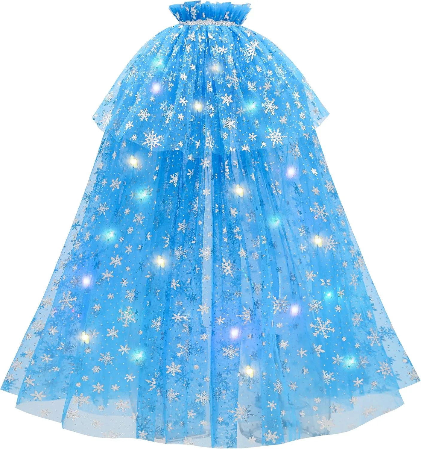 upwind similar innocent agriculturally prevail strict Little Girls Halloween Christmas Birthday Gift Avady Light Up Princess Cape Set Toys Princess Dress Up Clothes for 