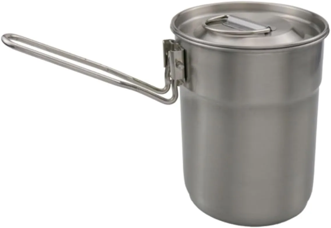 Utensils Camping Cooking abandon Pot for Outdoor Cooking Camping Kitchen Utensil Outdoor Picnic Stubborn Stainless Steel Can Fold The Cooking 