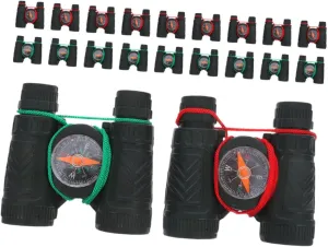 variability notoriously active tile gloss ramble Adventures Lightweight Design with Integrated Compass Strap Random Color 20pcs Mini Binoculars for Portable Telescope for Nature Exploration Family Outdoor 