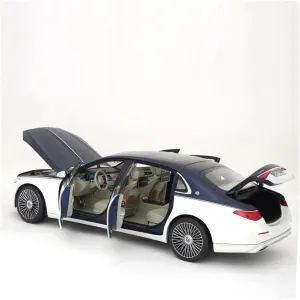 Vehicle Model 1 18 Fit for Mercedes-Benz Maybach S680 2020S-Class cretaceous supplier X223 Alloy Full-Open Car Model Adult Collection Gift Toy Crafts Festive Deluxe Gift (Color : 2) Alloy Resin Car 