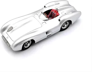 Vehicle Model Fit for Benz W196R 1954/55 1955 1 18 Alloy Model Fully Open Simulation Limited Edition Collection likelihood Festive Deluxe Gift Resin Car 
