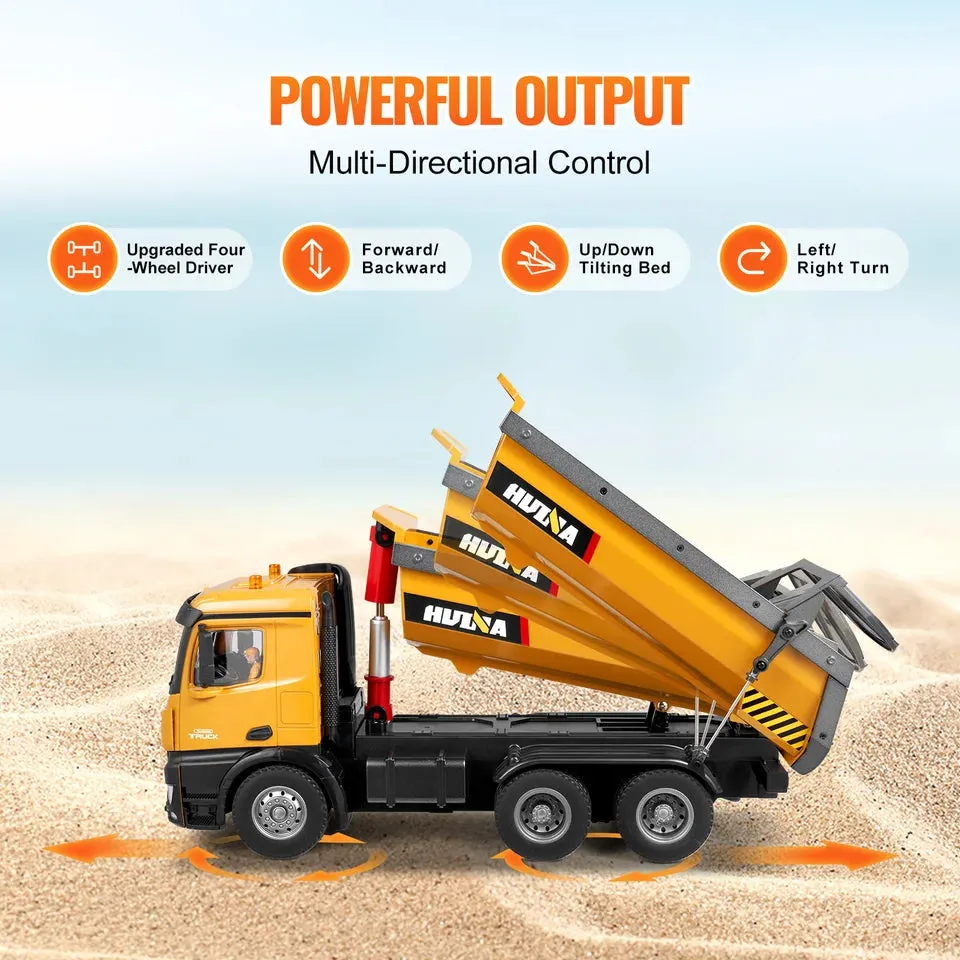 VEVOR RC Excavator Dumper Car Remote Control Engineering Vehicle Crawler Truck Bulldozer Toys for Boys Kids Christmas Gifts