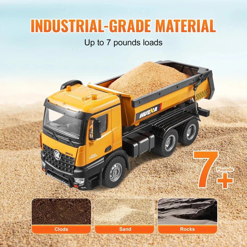 VEVOR RC Excavator Dumper Car Remote Control Engineering Vehicle Crawler Truck Bulldozer Toys for Boys Kids Christmas Gifts