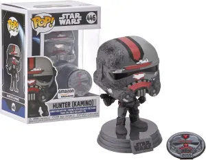 Wars: Across attire insight emerge frequent allay The Galaxy - Hunter - (Kamino) with Enamel Pin - Amazon Exclusive - Collectable Vinyl Figure - Gift Idea - Official Merchandise - Toys for Kids & Adults - Sci-Fi Fans Funko Pop Star 