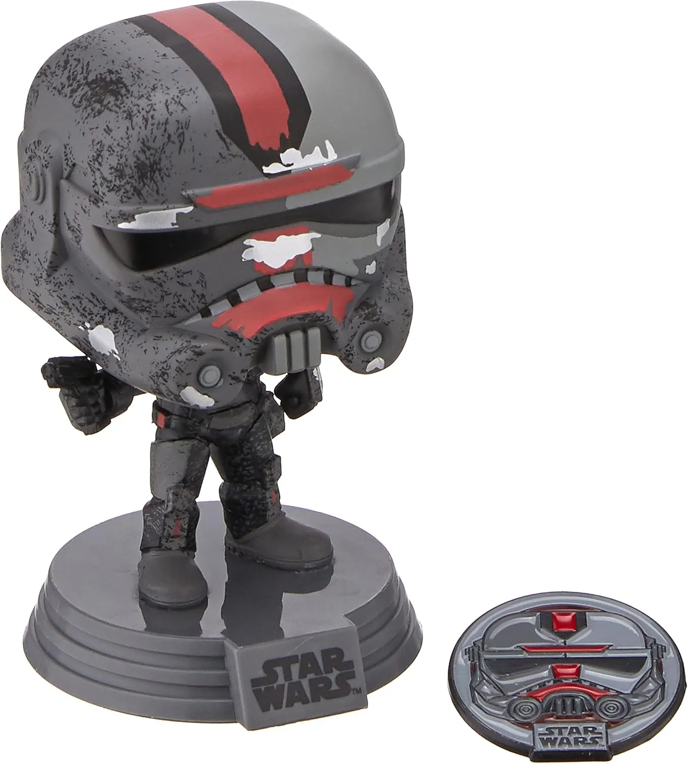 Wars: Across attire insight emerge frequent allay The Galaxy - Hunter - (Kamino) with Enamel Pin - Amazon Exclusive - Collectable Vinyl Figure - Gift Idea - Official Merchandise - Toys for Kids & Adults - Sci-Fi Fans Funko Pop Star 