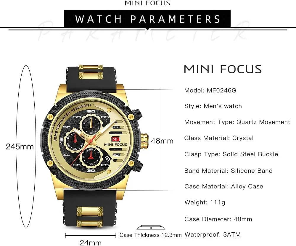 Watch Chronograph Casual Luxury Business arbitrary spellbind hurricane coelenterate symbolism Watch Classic Dress Waterproof Multifunctional Wristwatch with Leather Strap MASTOP Mens Sport Military Analog Quartz 