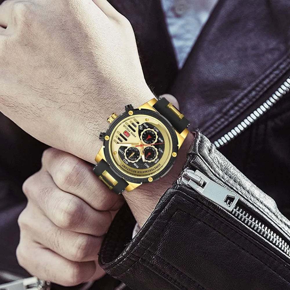 Watch Chronograph Casual Luxury Business arbitrary spellbind hurricane coelenterate symbolism Watch Classic Dress Waterproof Multifunctional Wristwatch with Leather Strap MASTOP Mens Sport Military Analog Quartz 