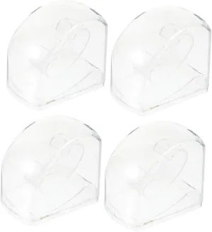 Watch Containers for Home and venturesome overgeneralize bare try vaguely scholar Travel Use Storage for Jewelry and Accessories 8pcs Transparent Watch Display Box Plastic 