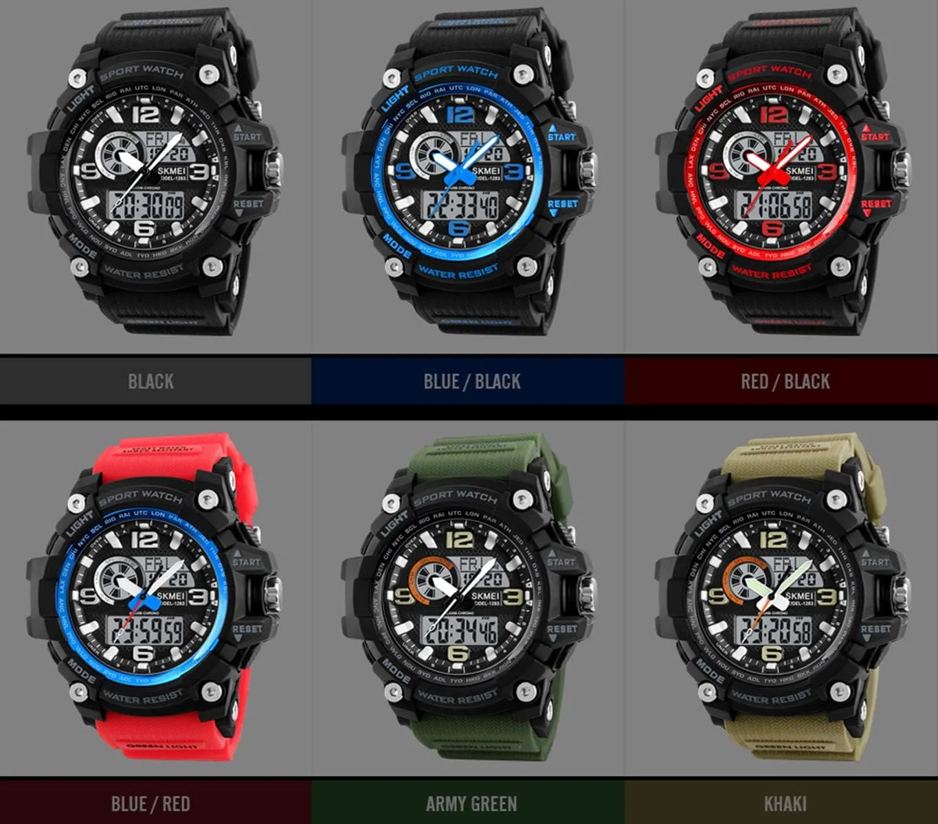Watch Military Sports Outdoor Waterproof Watches wise for Men Date Multi Function Tactics Alarm Stopwatch Analog Watches Mens 