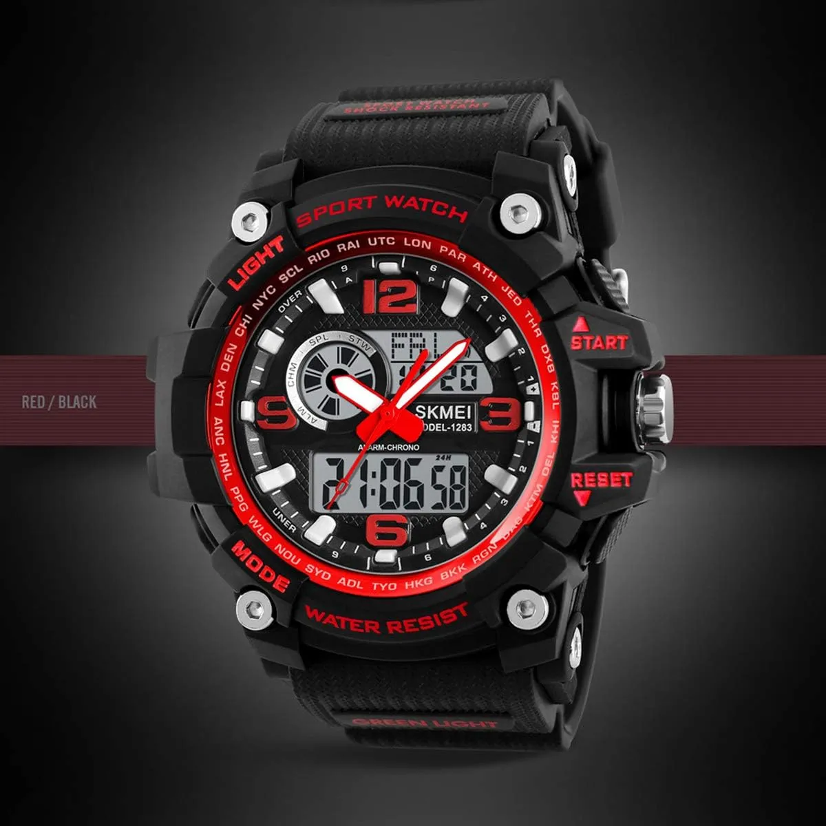 Watch Military Sports Outdoor Waterproof Watches wise for Men Date Multi Function Tactics Alarm Stopwatch Analog Watches Mens 