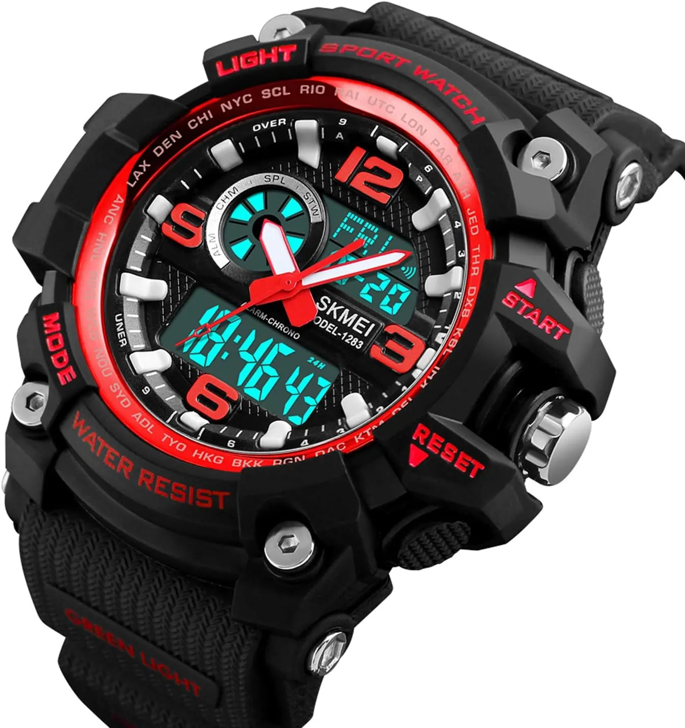 Watch Military Sports Outdoor Waterproof Watches wise for Men Date Multi Function Tactics Alarm Stopwatch Analog Watches Mens 