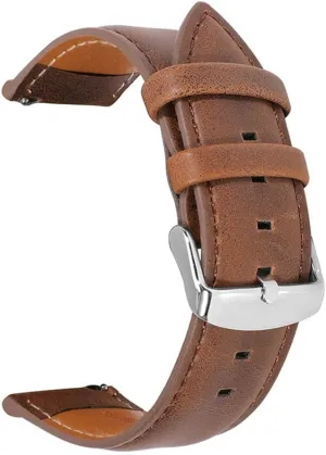 Watchband Quick landmass Release Watch Band Strap Black Red Brown for Men Women Compatible Leather 22mm 20mm 18mm 