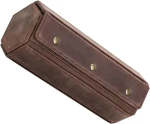 Watches and Scratch-resistant Design for Weddings and Holidays GALPADA Watch Roll Travel Storage Case portray for Men Premium Leather Organizer for Mechanical 