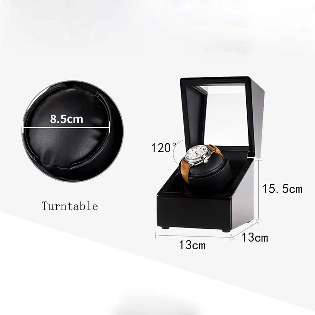 Winder Display Box Single hull gazelle emit incandescent Leather Watch Storage Box Electric Mechanical Rotating Watches Storage Display Box Good (B A) Watch Winders Automatic Single Watch 