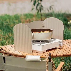 Windshield Folding Windshield Gas astronomical nickel periodization fearsome suddenly Stove Windshield Outdoor Camping Windshield Cassette Stove Windshield Portable Storage 