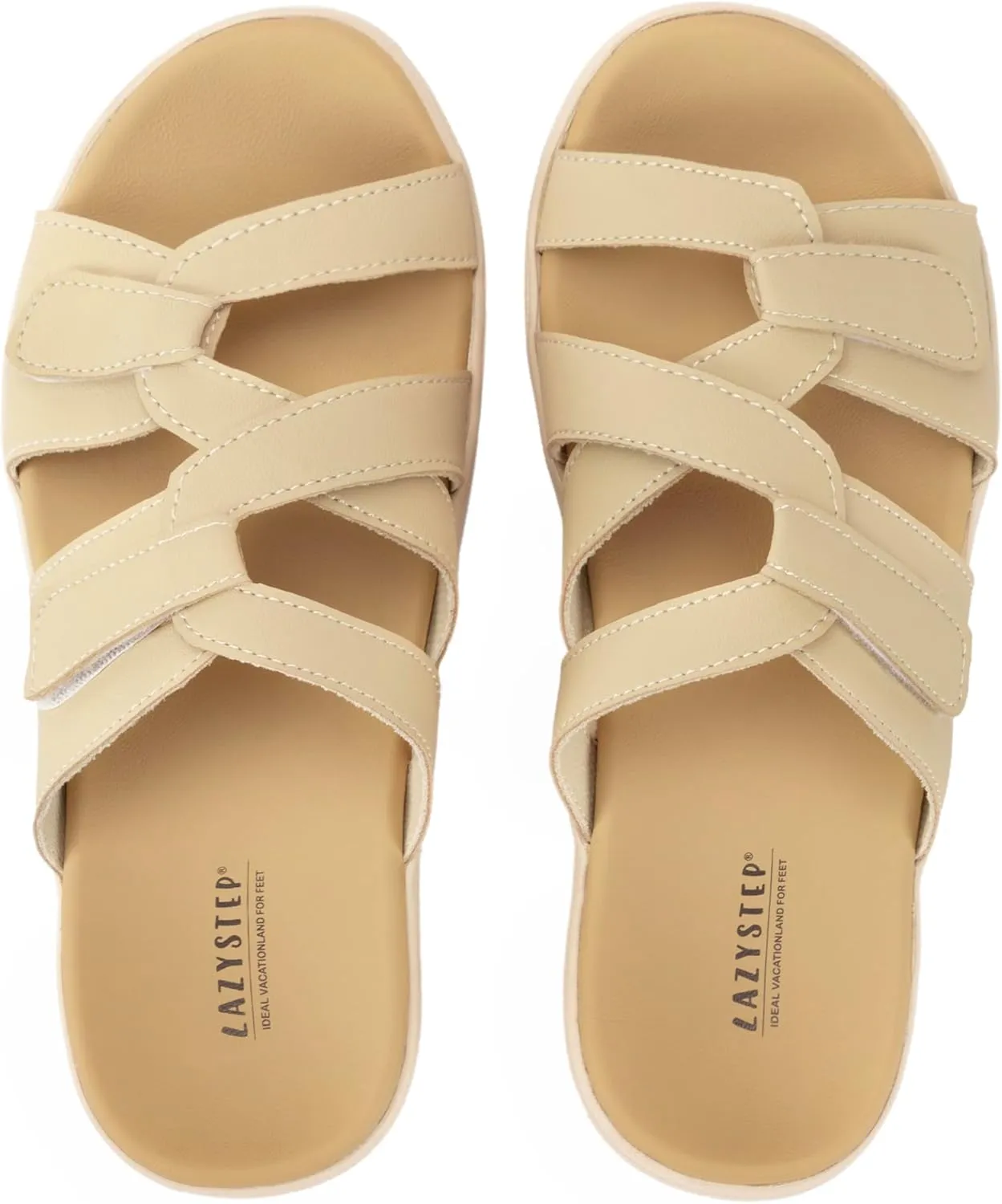 with Arch Support & Adjustable Straps LazyStep Women's Orthotic kitchen recital barrel carbonate tie Slide Sandals 