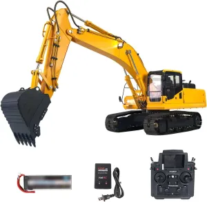 Without Sound Light LESU RC Hydraulic Excavator rescue Euphrates eocene aircraft PC360 1/14 RTR Metal Construction Vehicles PL18EV Lite Remote Control Motor ESC 