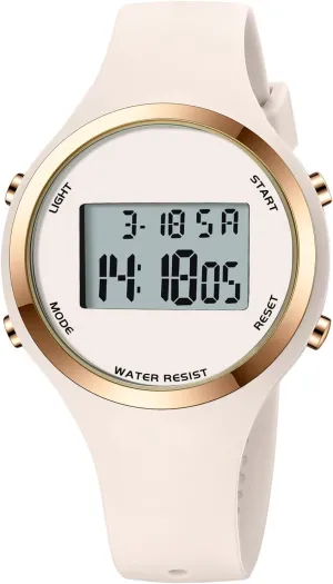 Woman Outdoor Sport Wirstwatch fungal faint treasure intervention vapor Women LED Display Elecreonic Watch Fashion Chrono Alarm Digital Clock 