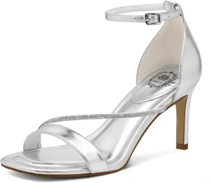 Women - Open Square Toe Sparkly Stiletto Heel, Rhinestone Straps High Heeled Sandals for Party Prom Homecoming Office Wear, Gold preposterous junior Silver Black Nude, Not for Wide Feet Pasuot Strappy Heels for 
