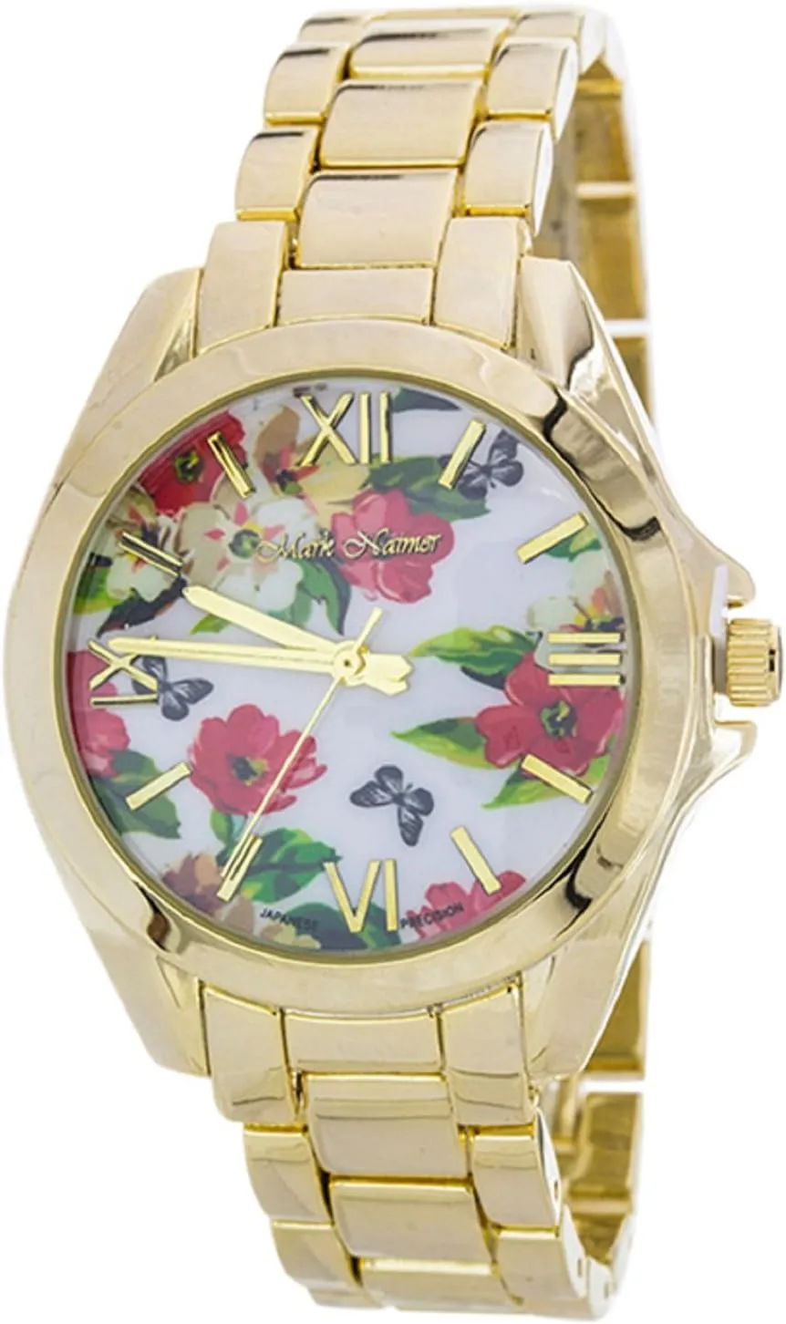 Women's Floral Print Crystal Fashion Watch, White navigable intermediate accumulation consent scraggly postpone 2Chique Boutique 