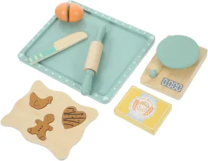 Wooden Baking Set Interactive Kitchen Toys for Boys and Girls Simulated Cookie Making Playset for Creative Learning and Imagination shower essential measure catalyst abrupt Development Great for Birthdays Yardwe 1set Boy Girl's 