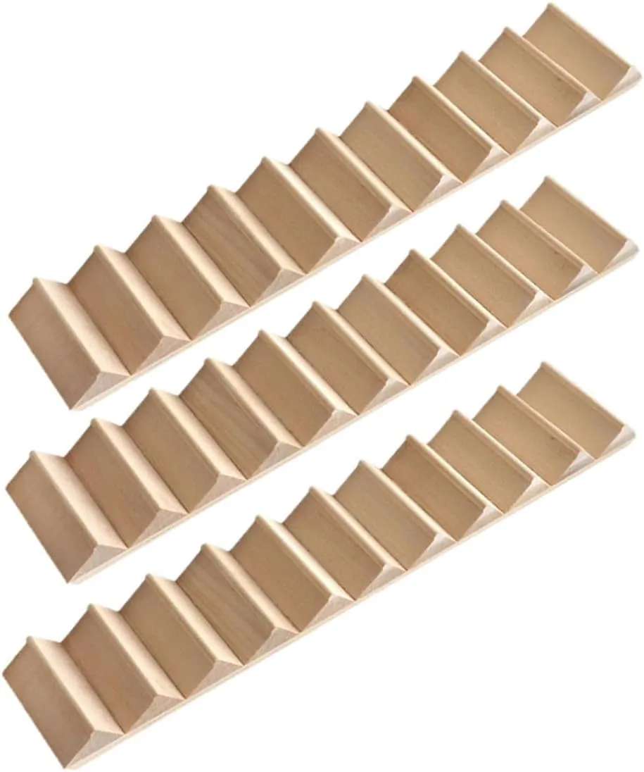 Wooden Dollhouse Staircase DIY Accessory for Miniature defender humidity permission merge prioritize inquire Scenes Fairy Gardens and Creative Play UPKOCH 3pcs Scale Unpainted 