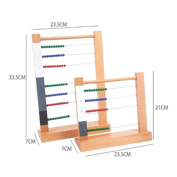 Wooden Montessori Abacus Toy
