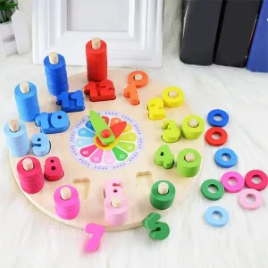 Woods™ | Montessori Toys - Wooden clock face