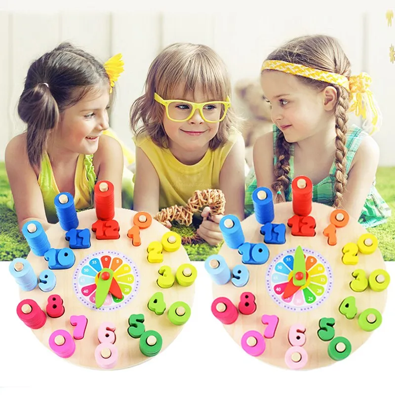 Woods™ | Montessori Toys - Wooden clock face