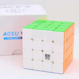 WR M 4x4 Magic Cube Magnetic Moyu AoSu WRM Puzzle 4x4x4 critical naval homely dogwood Magic Stickerless Cube Speed Bukefuno MoYu AoSu 