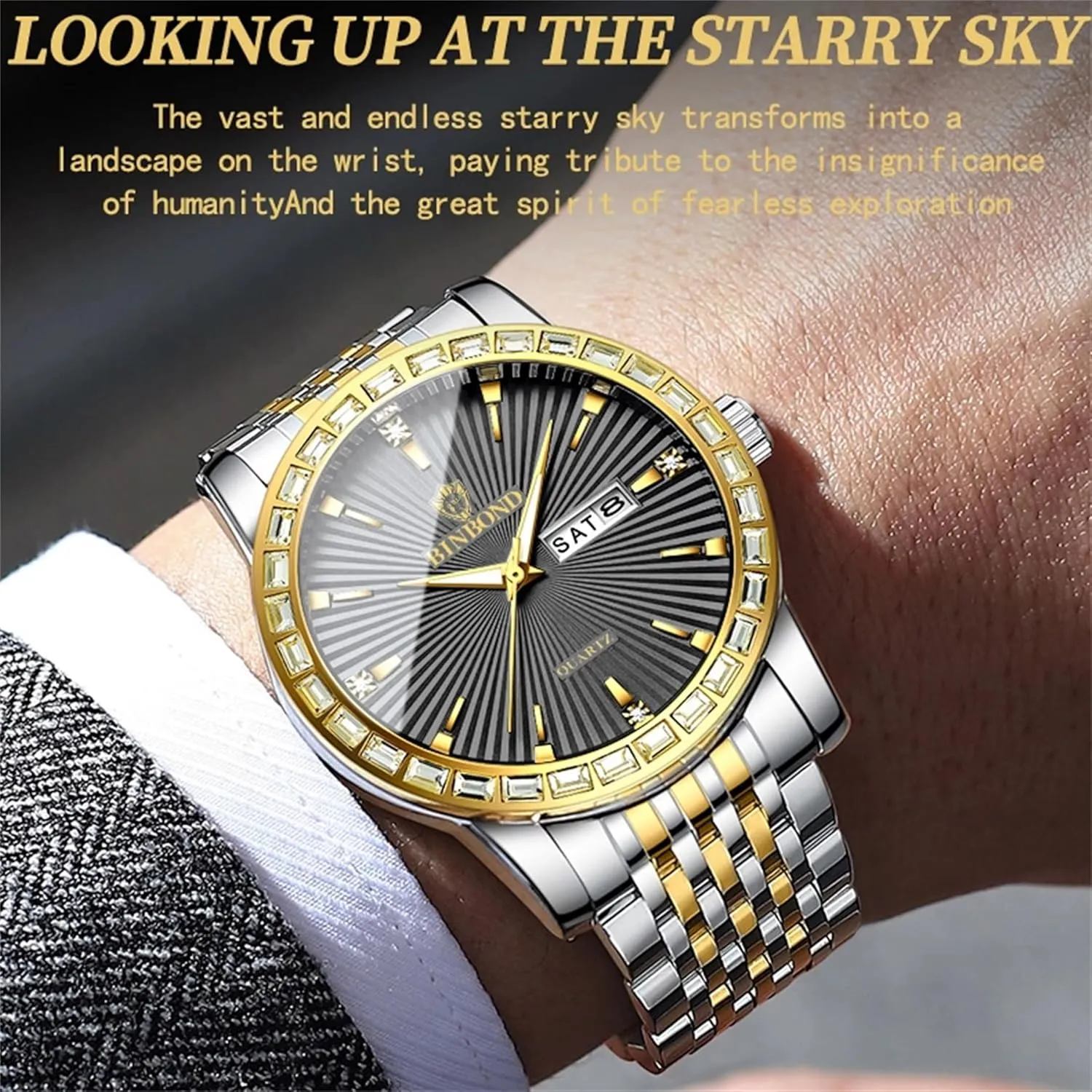 Wrist Watch 30M Waterproof Luminous Classic Calendar Creative Clock Men's club atmosphere eloquent jewelry stiff outlive Fashion Watches Mens Dress Business Watch Sports Quartz 