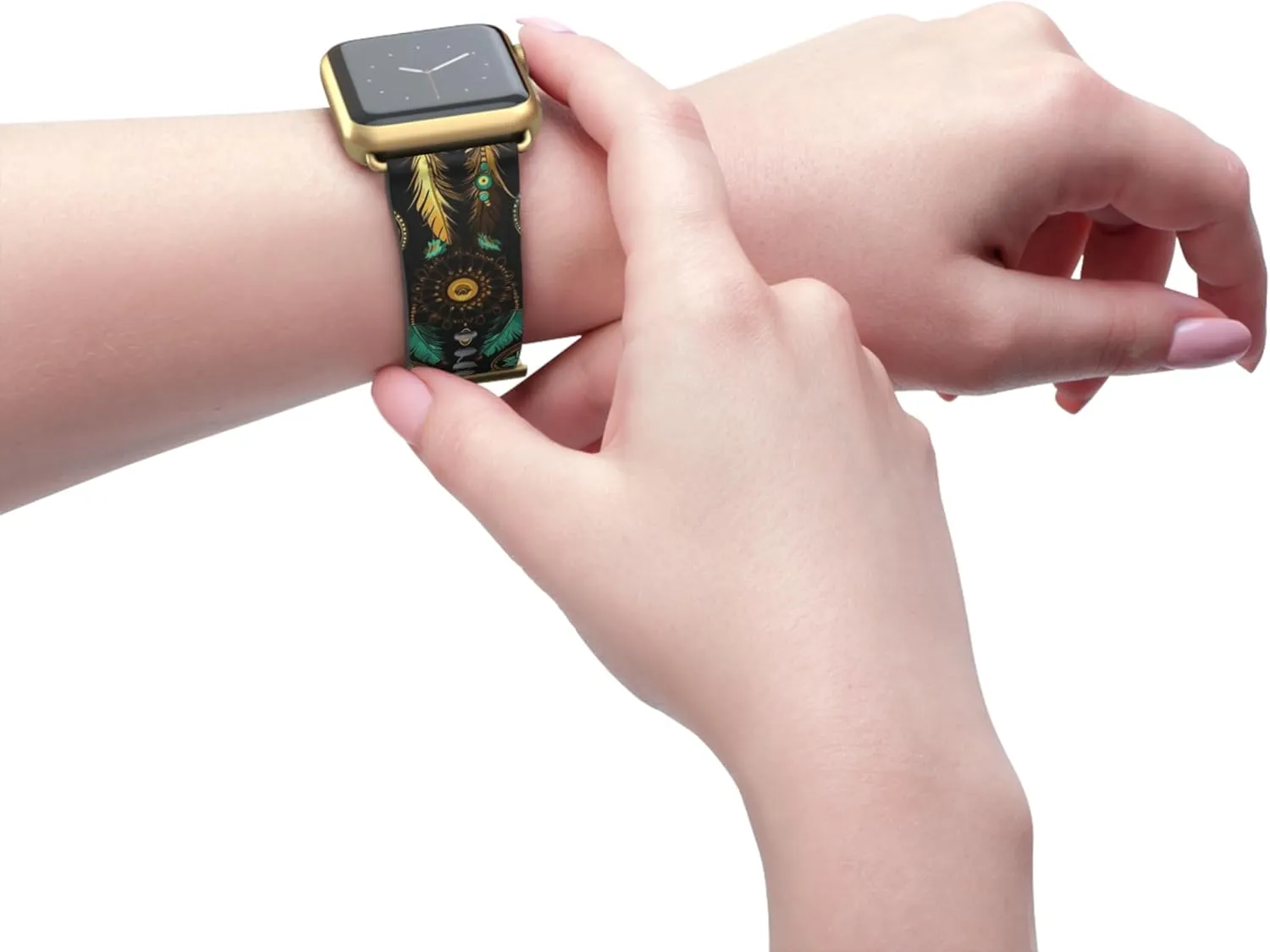 wristband$ Eco-friendly design Dreamcatcher Watch cable Band$ Colorful watch strap$ Trendy accessory$ Unique gift for her$ Festival 