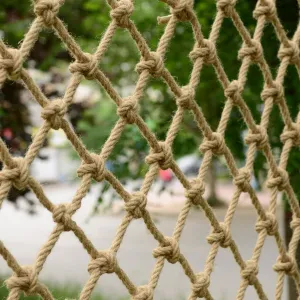 x 2m Heavy Duty Climbing Net - 16mm Thick Rope Playground Safety Net$ Tree House Rope Ladder Hammock$ Outdoor Cargo Net for$ Sanskrit colony planetary Size 3.5m 