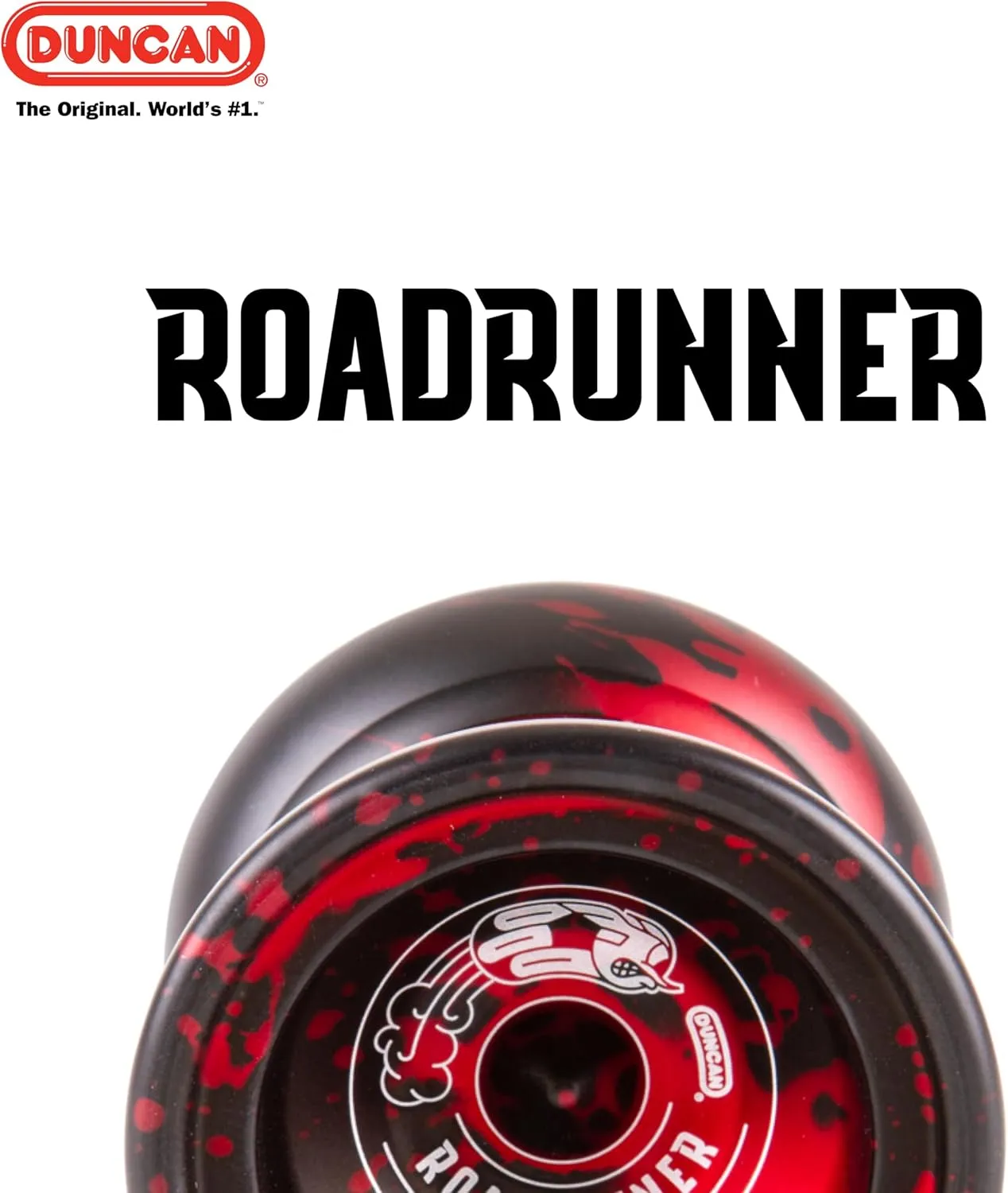 Yo-Yo$ Unresponsive miniature Expert Level Yo-Yo$ Concave Bearing and Aluminum Body$ Dark Red Duncan Toys Roadrunner 